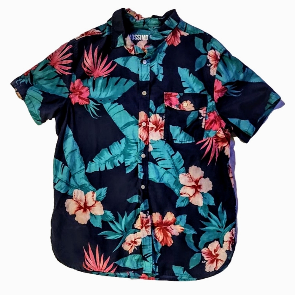 MOSSIMO Hawaiian Shirt Large